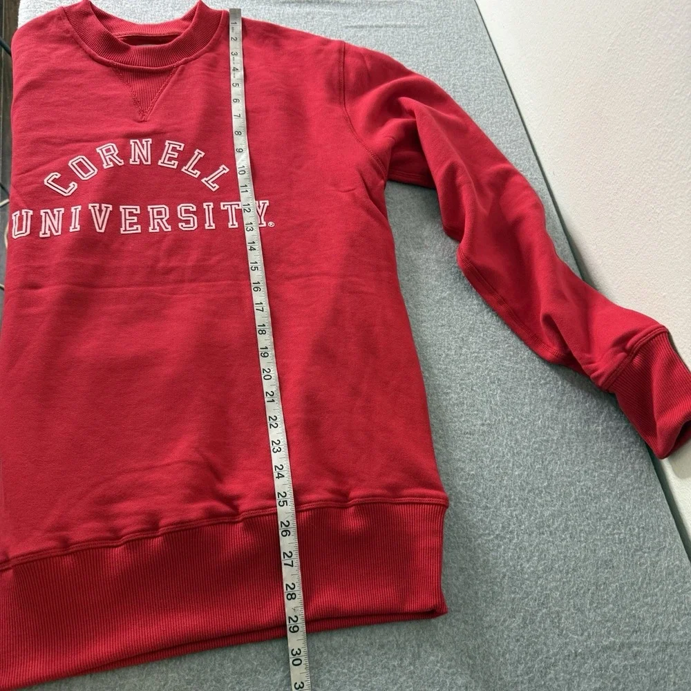 New Hillflint Red Cornell Crewneck Sweatshirt Academia Casual Size Large